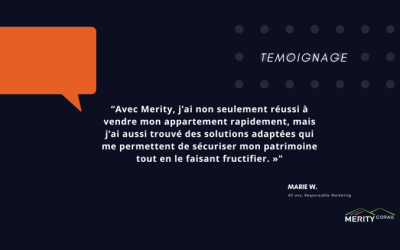 Témoignage : « Marie, de la complexité à la sérénité grâce à Merity ! »